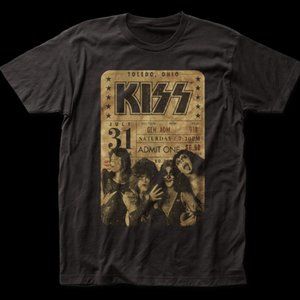 KISS – Concert Ticket Unisex Adult Fitted Tee